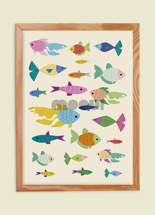 Pôster Infantil - Amizade do Mar