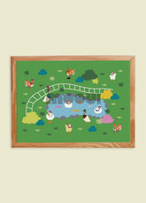 Pôster Infantil - Animais no Lago