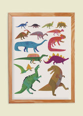 Pôster Infantil - Dinossauros