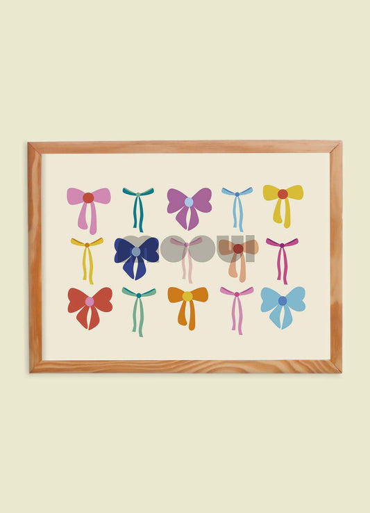 Pôster Infantil - Laços e Laçarotes