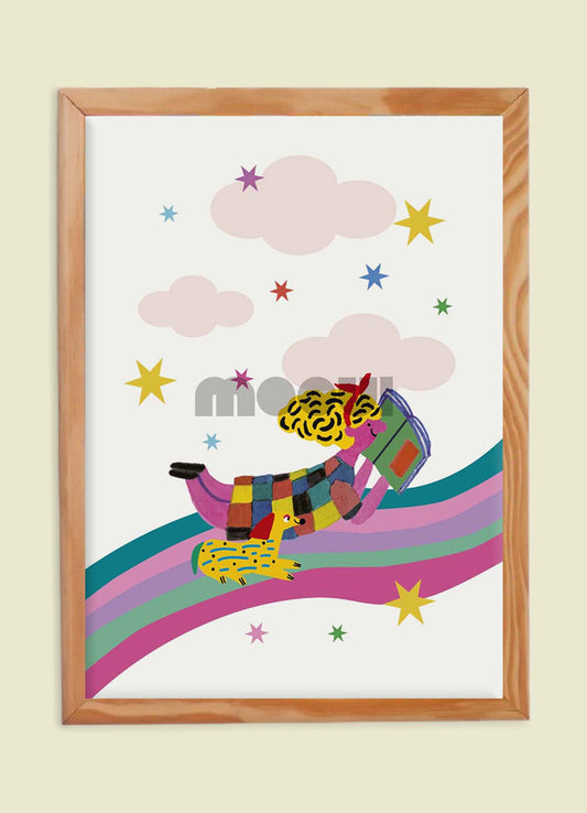 Pôster Infantil - Leitura Mágica