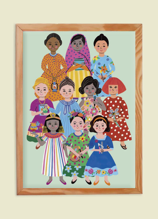 Pôster Infantil - Grandes Mulheres