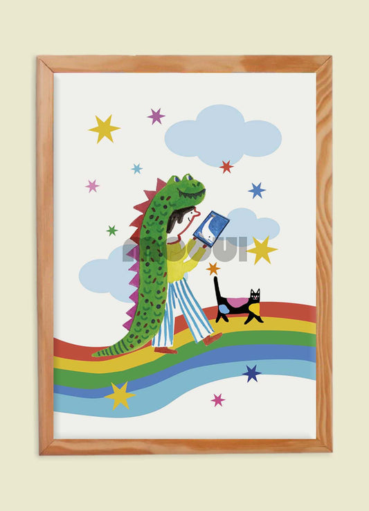 Pôster Infantil - Mundo da Leitura