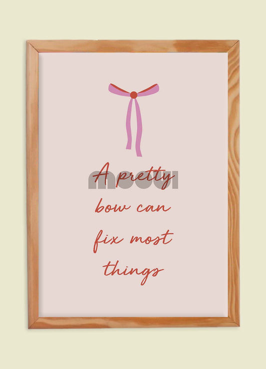 Pôster Infantil - Pretty Bow
