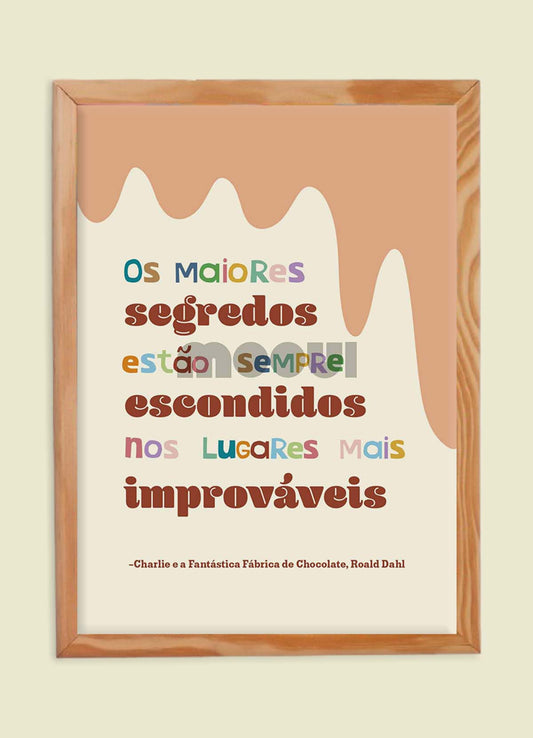 Pôster Infantil - Segredos