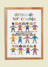 Pôster Infantil - Ser Criança