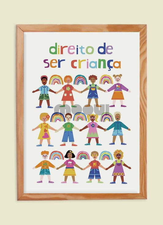 Pôster Infantil - Ser Criança