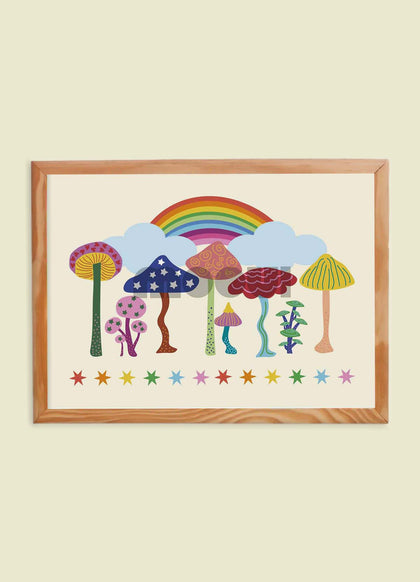 Pôster Infantil - Vejo Um Arco-Íris