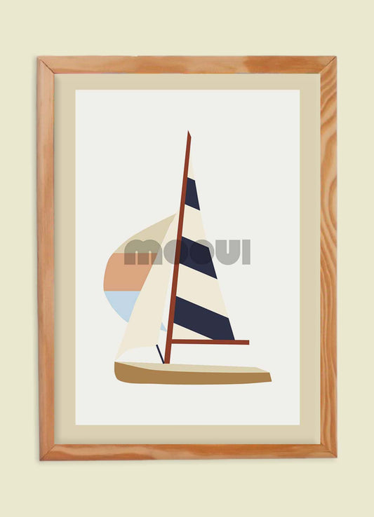 Pôster Infantil - Vela Marinha