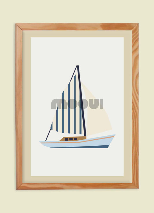 Pôster Infantil - Vela do Mar