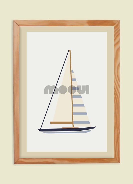 Pôster Infantil - Vela do Oceano