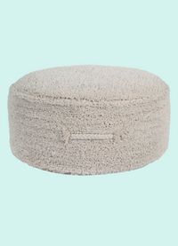 Pufe Lorena Canals - Chill Vintage Natural 50 x 50 x 20 cm