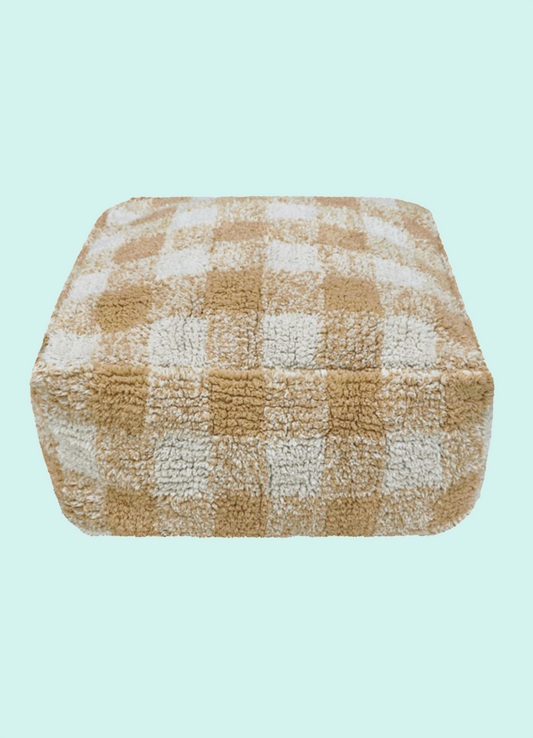 Pufe Lorena Canals - Vichy Mel 40 x 40 x 20 cm