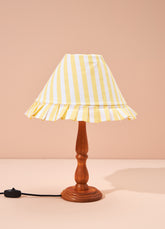 Abajur de Mesa - Listrado Amarelo