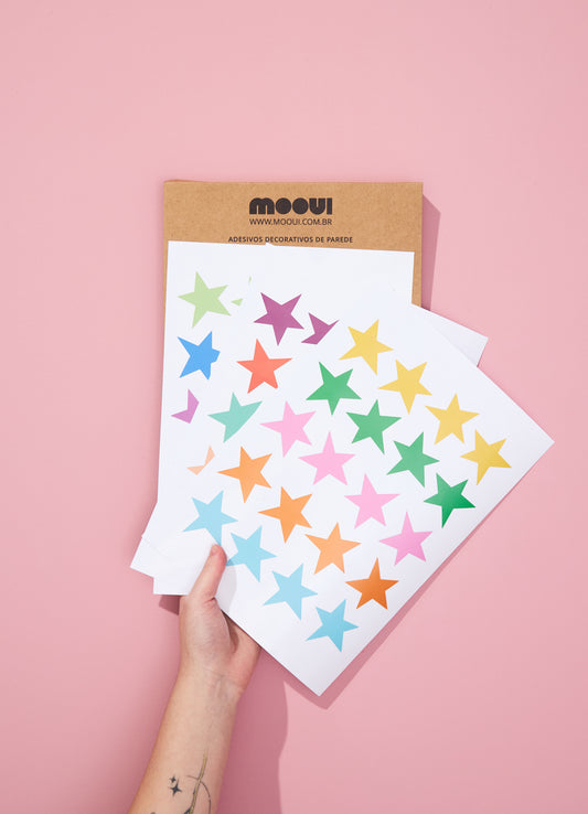 Adesivo - Estrelinhas Coloridas