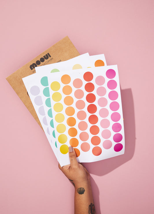 Adesivo - Mini Bolas Coloridas