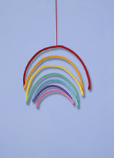 Adorno de Crochê - Arco-íris