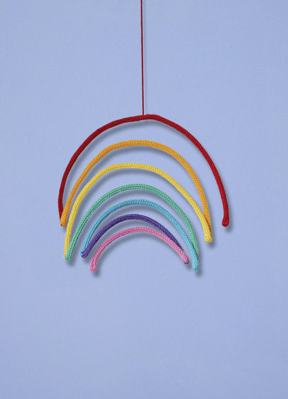 Adorno de Crochê - Arco-íris