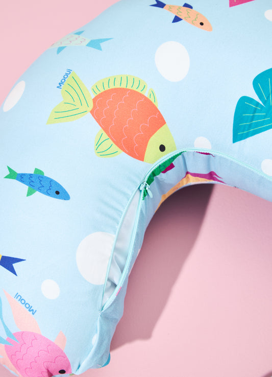 Almofada Amamentação - Peixinhos do Oceano