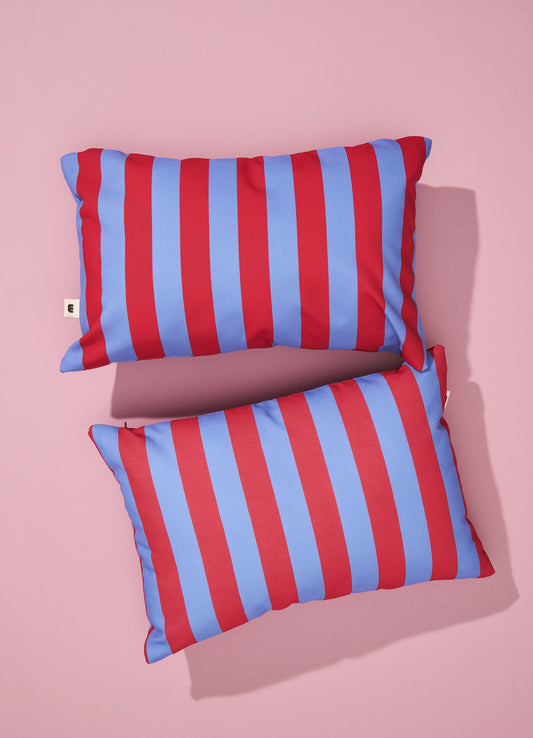 Almofada Impermeável - Listrado Hibísco