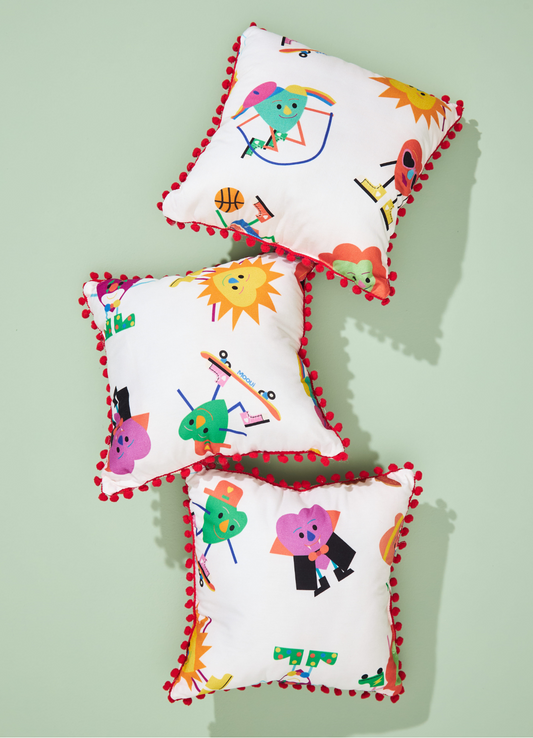 Almofada Infantil - Amar e Ser Feliz