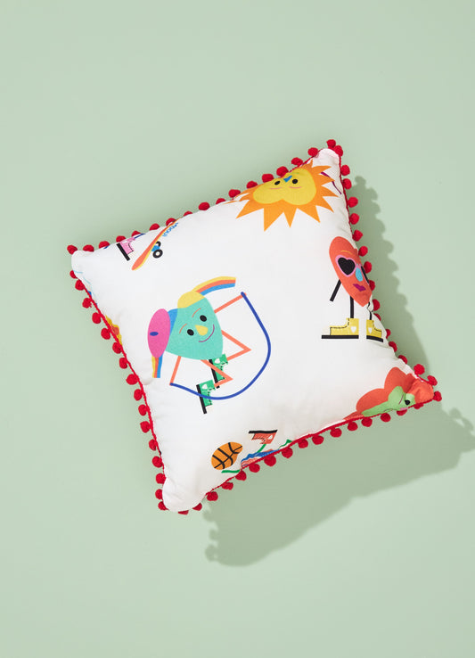 Almofada Infantil - Amar e Ser Feliz