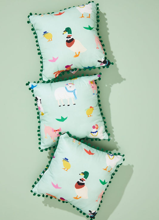 Almofada Infantil - Bichinhos da Fazenda