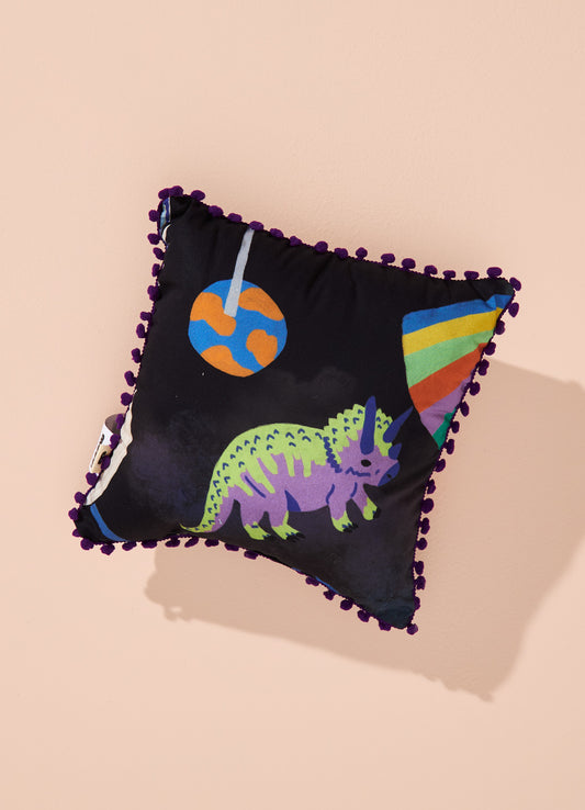 Almofada Infantil - Aventura Cósmica Preto