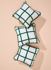 Almofada Infantil - Grid Ondinhas Verde