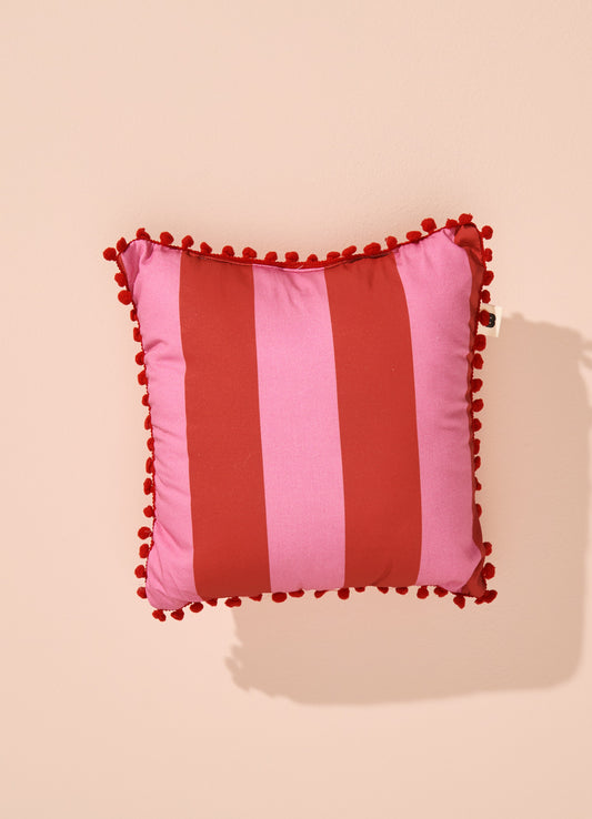 Almofada Infantil - Listrado Framboesa
