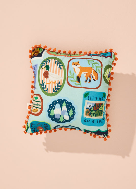 Almofada Infantil - Pescar e Acampar