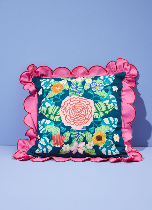 Almofada com Picô - Encontro Floral