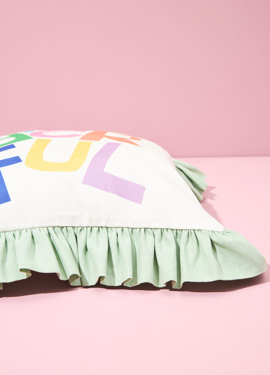 Almofada com Babado - Wonderful