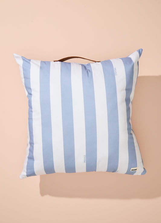 Almofadão - Listrado Azul Céu