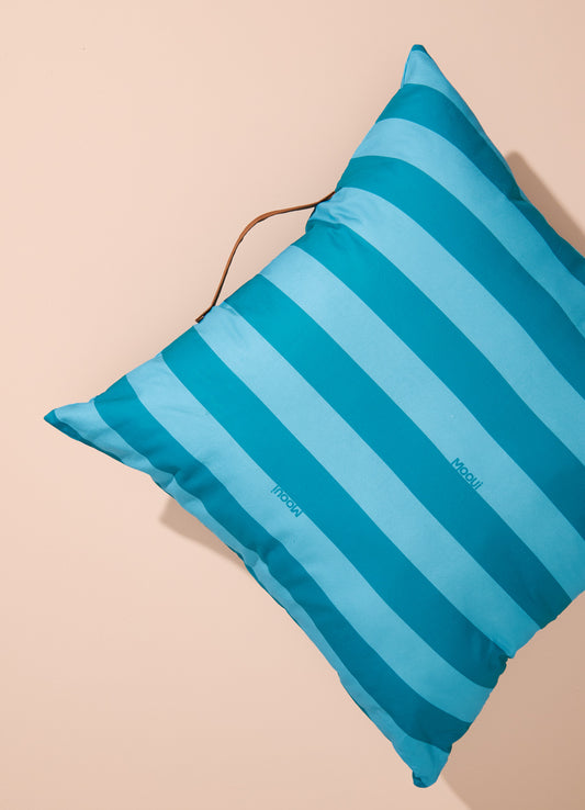 Almofadão - Listrado Petróleo