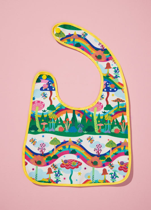 Babador Impermeável - Festa de Cogumelos