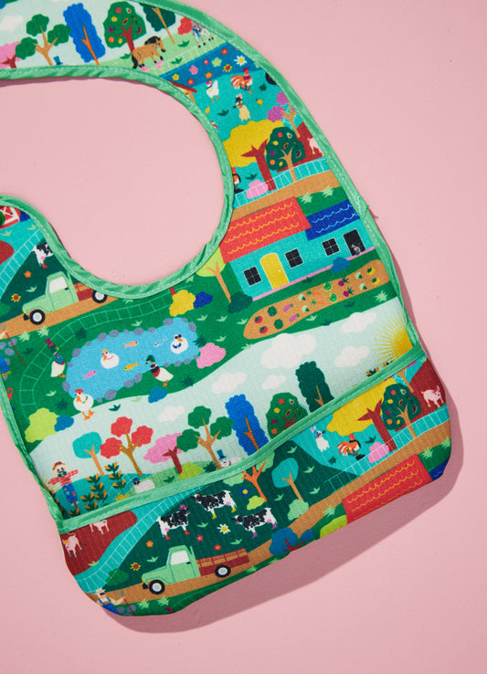 Babador Impermeável - Fazendinha