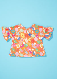 Blusa Infantil - Flores do Mar