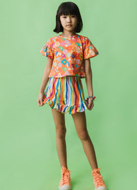 Blusa Infantil - Flores do Mar