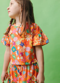 Blusa Infantil - Flores do Mar