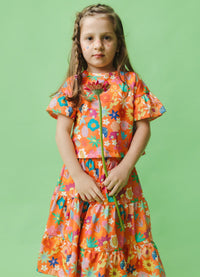 Blusa Infantil - Flores do Mar