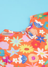 Blusa Infantil - Flores do Mar