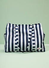 Bolsa de Praia Grande - Listrado Azul