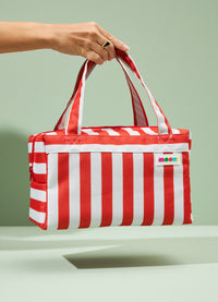 Bolsa Térmica - Listrado Vermelho