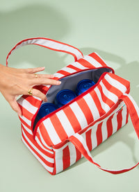 Bolsa Térmica - Listrado Vermelho