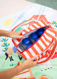 Bolsa Térmica - Listrado Vermelho