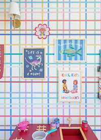 Papel de Parede Infantil - Contando Cores