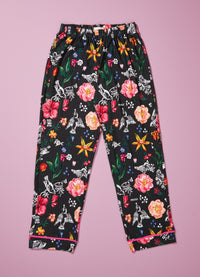 Pijama Americano Adulto Longo - Floral Noite Nathalie Lété