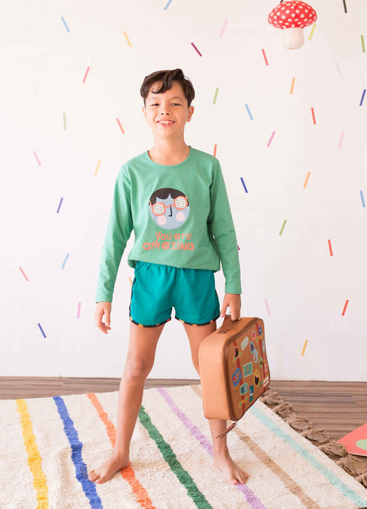 Camiseta Manga Longa - Amazing