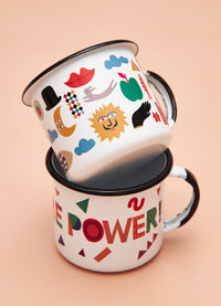 Caneca Esmaltada 370ml - Women Are Power